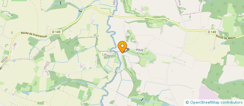 localisation de l'entreprise SCI DOMAINE ST VINCENT  FRECHOU