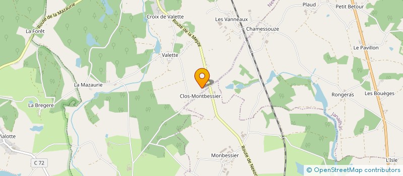 localisation de l'entreprise SCI DOMAINE VEYRINAS  NEXON