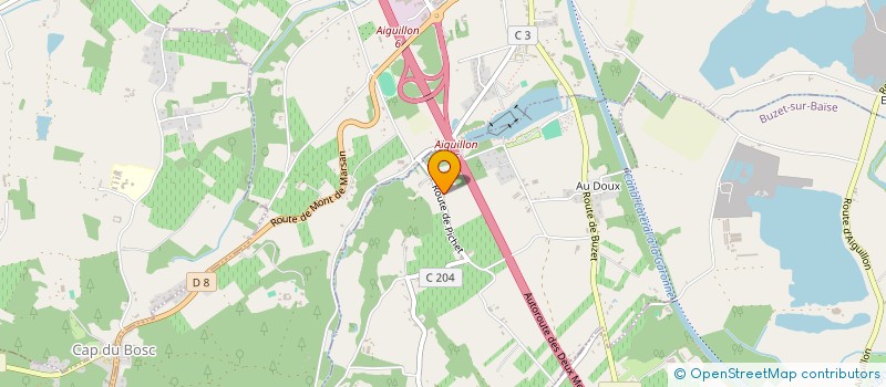 localisation de l'entreprise SCI DOMAINES D'ARMAGNAC  SAINT-PIERRE-DE-BUZET