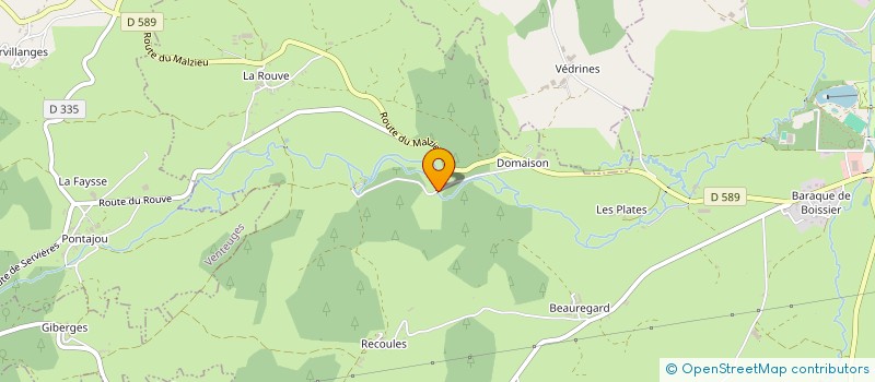 localisation de l'entreprise SCI DOMAISON  SAUGUES