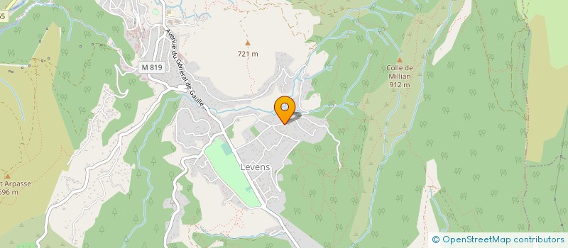 localisation de l'entreprise SCI DOMAL  LEVENS