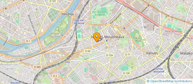 localisation de l'entreprise SCI DOMALIANE à ISSY-LES-MOULINEAUX