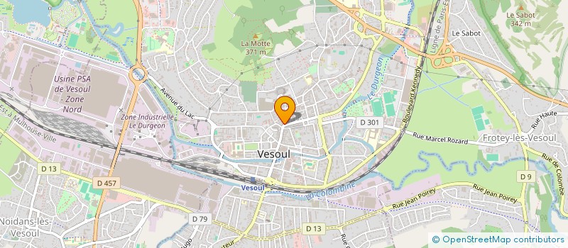 localisation de l'entreprise SCI DOMALO à VESOUL