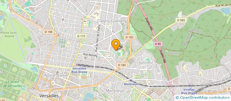 localisation de l'entreprise SCI DOMALUR à VERSAILLES
