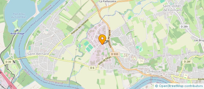 localisation de l'entreprise SCI DOMANDY  TREVOUX