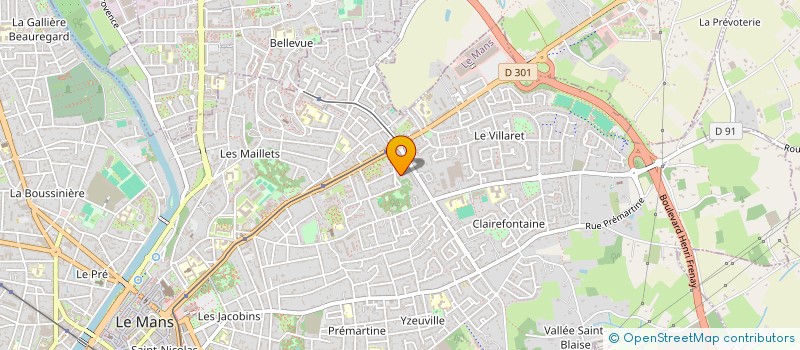 localisation de l'entreprise SCI DOMANNE  LE MANS