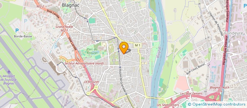 localisation de l'entreprise SCI DOMAPAC  BLAGNAC