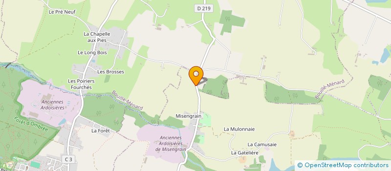 localisation de l'entreprise SCI DOMAR à SEGRE-EN-ANJOU BLEU