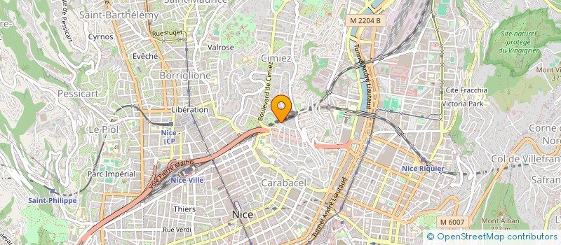 localisation de l'entreprise SCI DOMARC à NICE