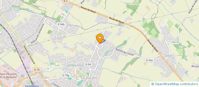 localisation de l'entreprise SCI DOMART  ESCALQUENS