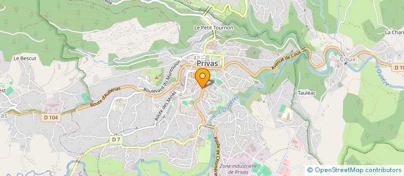 localisation de l'entreprise SCI DOMAS  PRIVAS