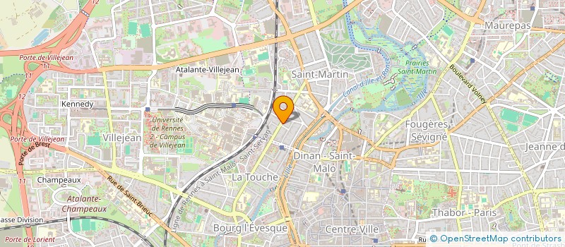 localisation de l'entreprise SCI DOMASI  RENNES