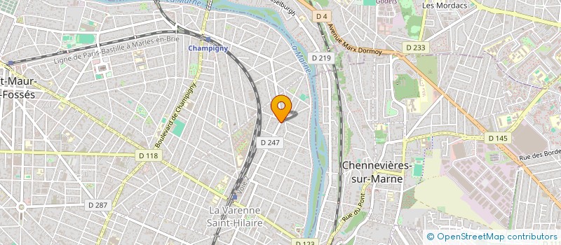 localisation de l'entreprise SCI DOMATROIS à SAINT-MAUR-DES-FOSSES