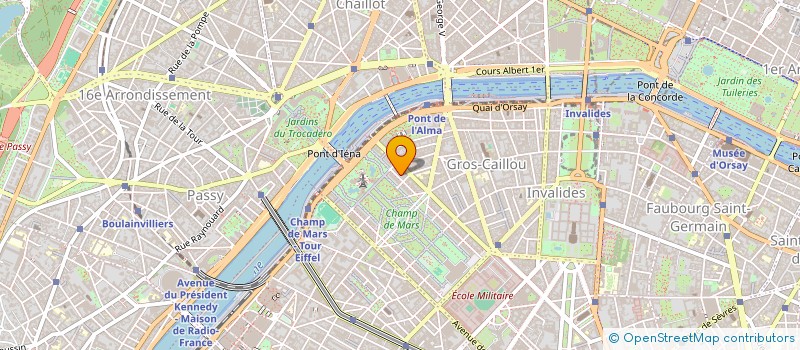 localisation de l'entreprise SCI DOMAU à PARIS