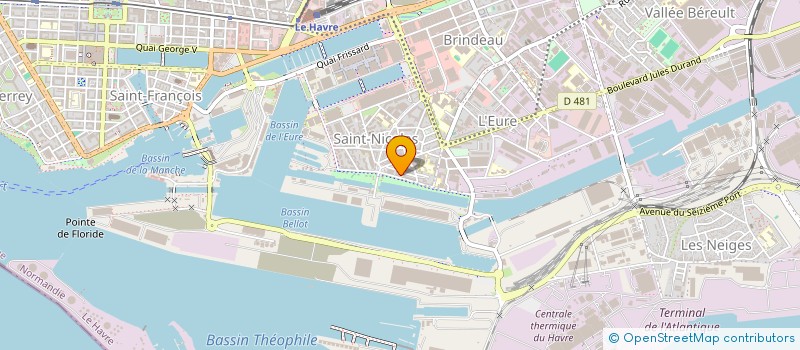 localisation de l'entreprise SCI DOMBASLE à LE HAVRE