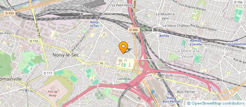 localisation de l'entreprise SCI DOMBASLE à NOISY-LE-SEC