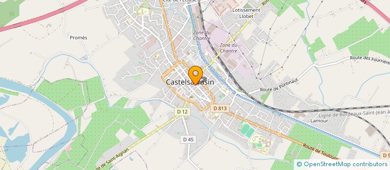 localisation de l'entreprise SCI DOMBECK-PARISOTTO  CASTELSARRASIN