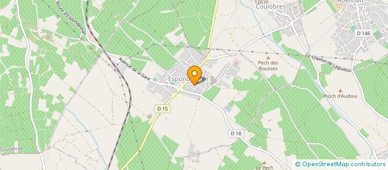 localisation de l'entreprise SCI DOMBRAS  ESPONDEILHAN