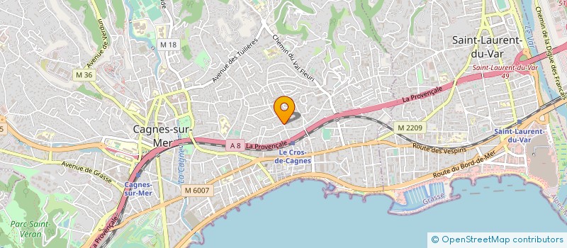 localisation de l'entreprise SCI DOME à CAGNES-SUR-MER