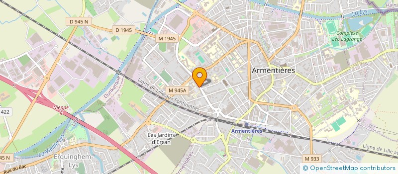 localisation de l'entreprise SCI DOME  ARMENTIERES