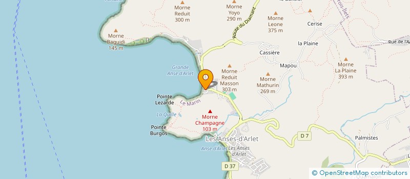 localisation de l'entreprise SCI DOMED  ANSES D'ARLET