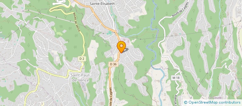 localisation de l'entreprise SCI DOMEDA  VENCE