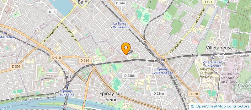 localisation de l'entreprise SCI DOMEK  DEUIL-LA-BARRE