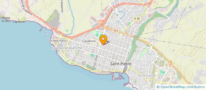 localisation de l'entreprise SCI DOMELA à SAINT-PIERRE
