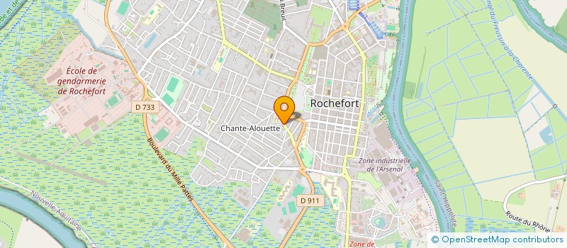 localisation de l'entreprise SCI DOMELO  ROCHEFORT