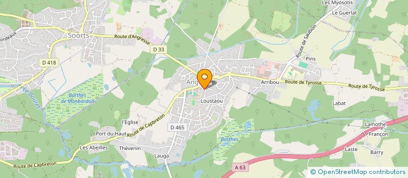 localisation de l'entreprise SCI DOMENCH SOUSTONS  ANGRESSE