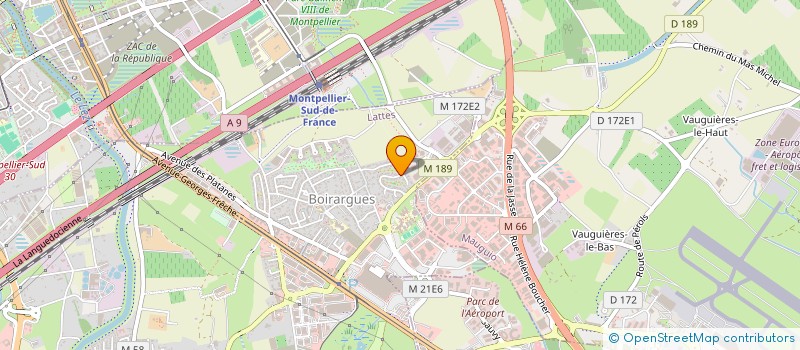 localisation de l'entreprise SCI DOMENECH à LATTES