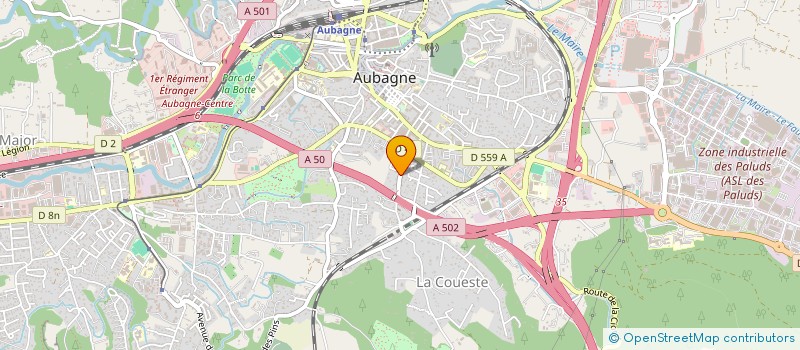 localisation de l'entreprise SCI DOMENICHINO à AUBAGNE