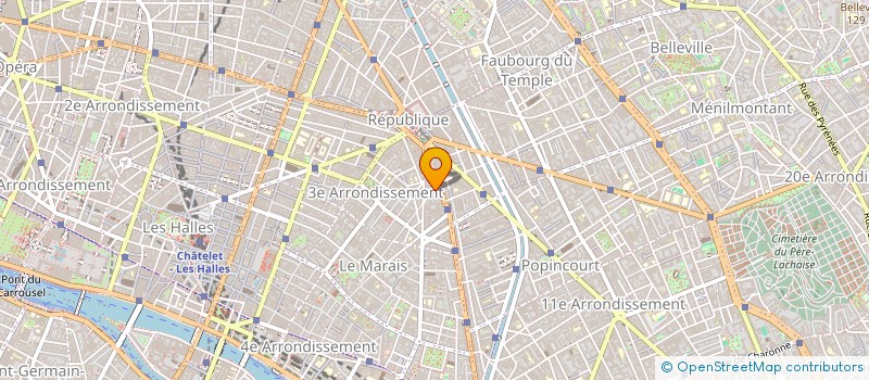 localisation de l'entreprise SCI DOMERGUE  PARIS