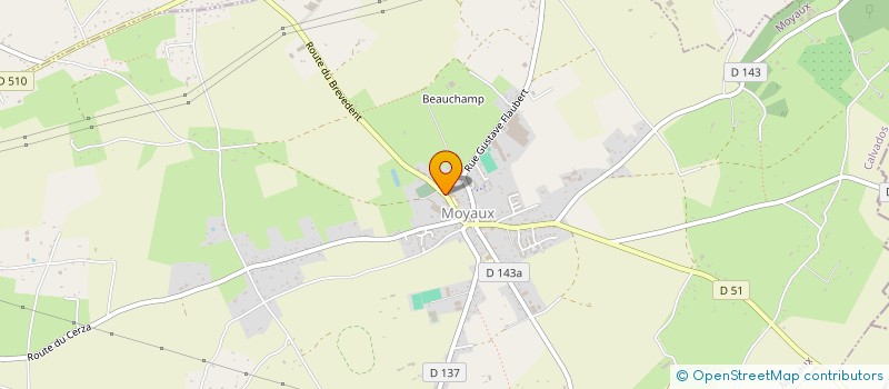 localisation de l'entreprise SCI DOMESTICI  MOYAUX