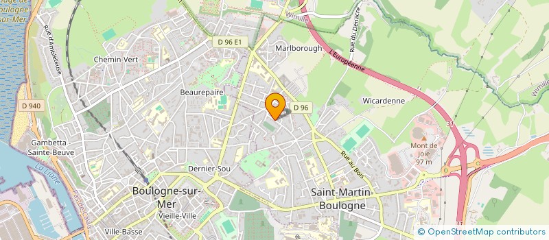 localisation de l'entreprise SCI DOMET ANDRE&CHRISTIAN  SAINT-MARTIN-BOULOGNE