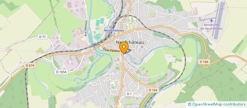 localisation de l'entreprise SCI DOMGYN  NEUFCHATEAU