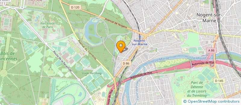 localisation de l'entreprise SCI DOMI à NOGENT-SUR-MARNE