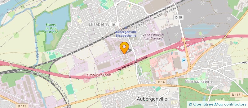 localisation de l'entreprise SCI DOMI  AUBERGENVILLE