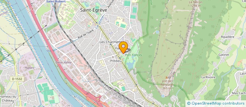 localisation de l'entreprise SCI DOMI  SAINT-EGREVE