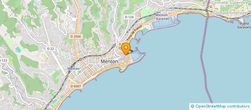 localisation de l'entreprise SCI DOMI à MENTON