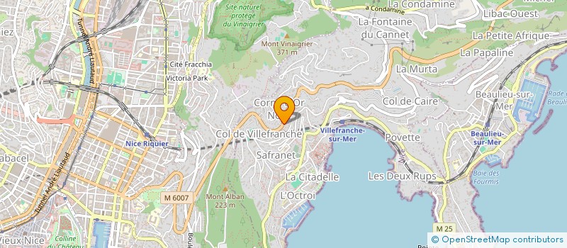localisation de l'entreprise SCI DOMI à VILLEFRANCHE-SUR-MER