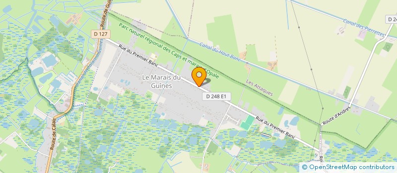 localisation de l'entreprise SCI DOMI-BRULIN  GUINES