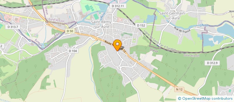localisation de l'entreprise SCI DOMI NIC à SAINT-REMY-SUR-AVRE