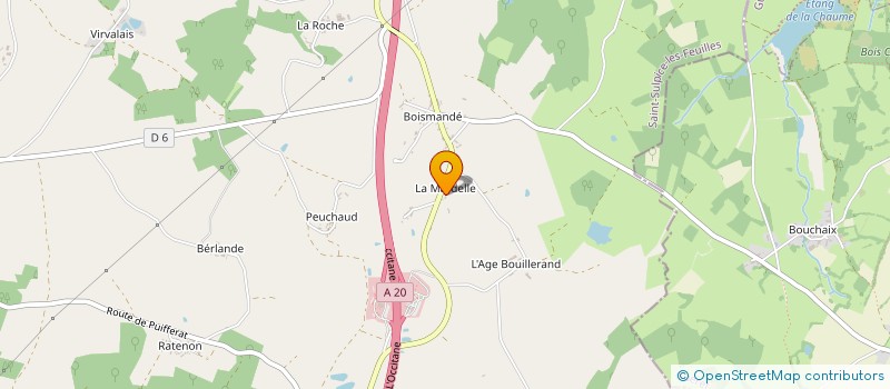 localisation de l'entreprise SCI DOMI-SYL  SAINT-SULPICE-LES-FEUILLES