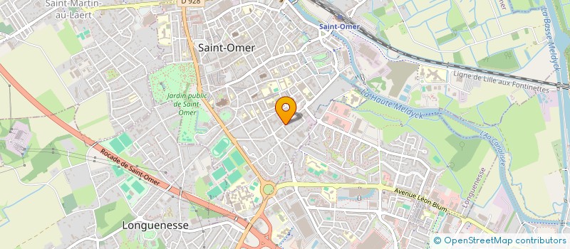 localisation de l'entreprise SCI DOMICHA  SAINT-OMER