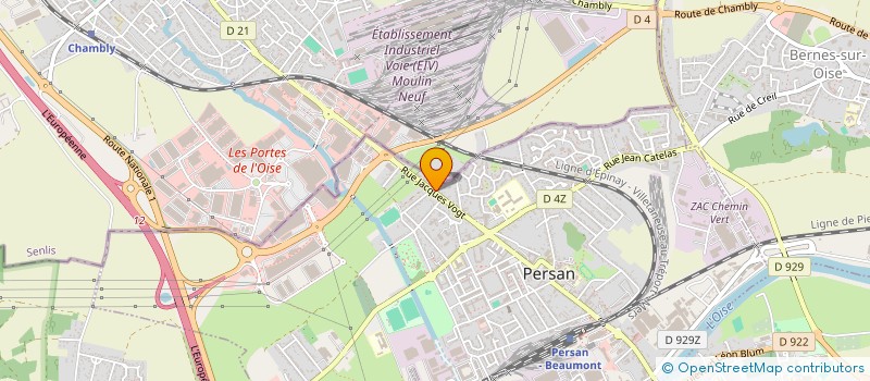 localisation de l'entreprise SCI DOMICILE-SERVICE-MAITRISE  PERSAN