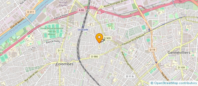 localisation de l'entreprise SCI DOMIDO à COLOMBES