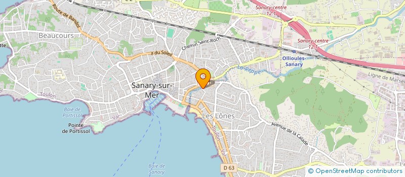 localisation de l'entreprise SCI DOMIFA à SIX-FOURS-LES-PLAGES