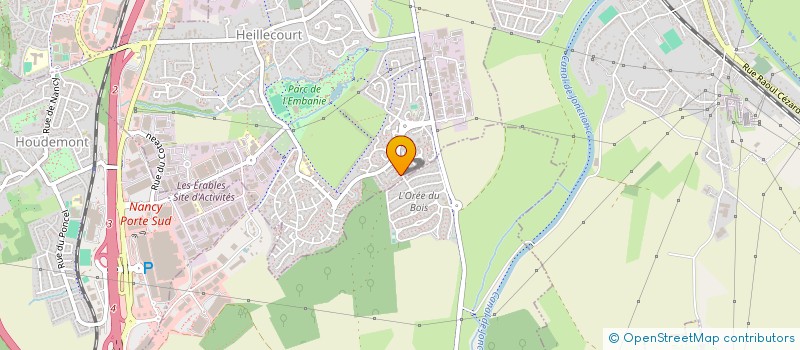 localisation de l'entreprise SCI DOMIL  HEILLECOURT