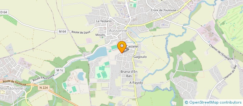 localisation de l'entreprise SCI DOMILAU à AUSSONNE